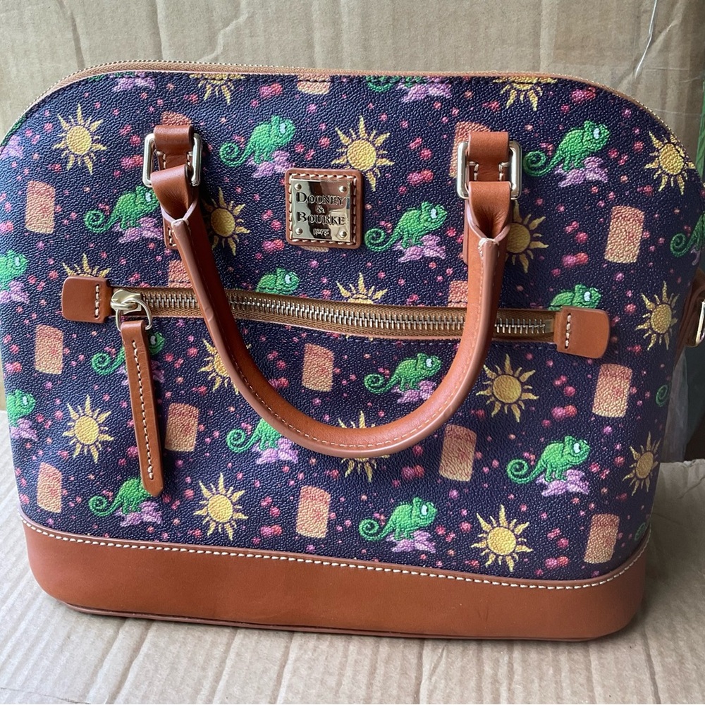 Dooney  and Bourke Disney  Satchel  RAPUNZEL , PASCAL , 2021